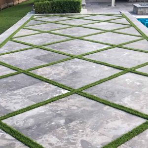 Banas Antique Black Square Cut Flagstone