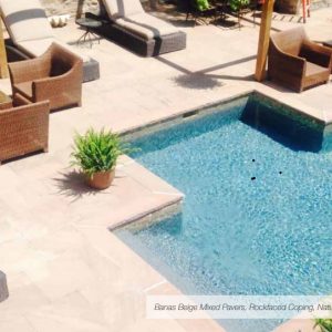 Banas Beige Square Cut Flagstone